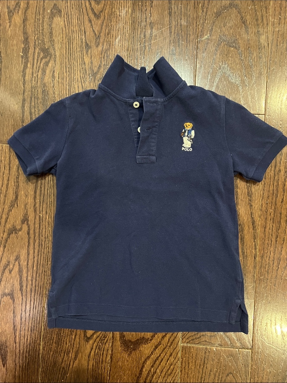 Polo by Ralph Lauren Navy Polo Bear Short Sleeve Top